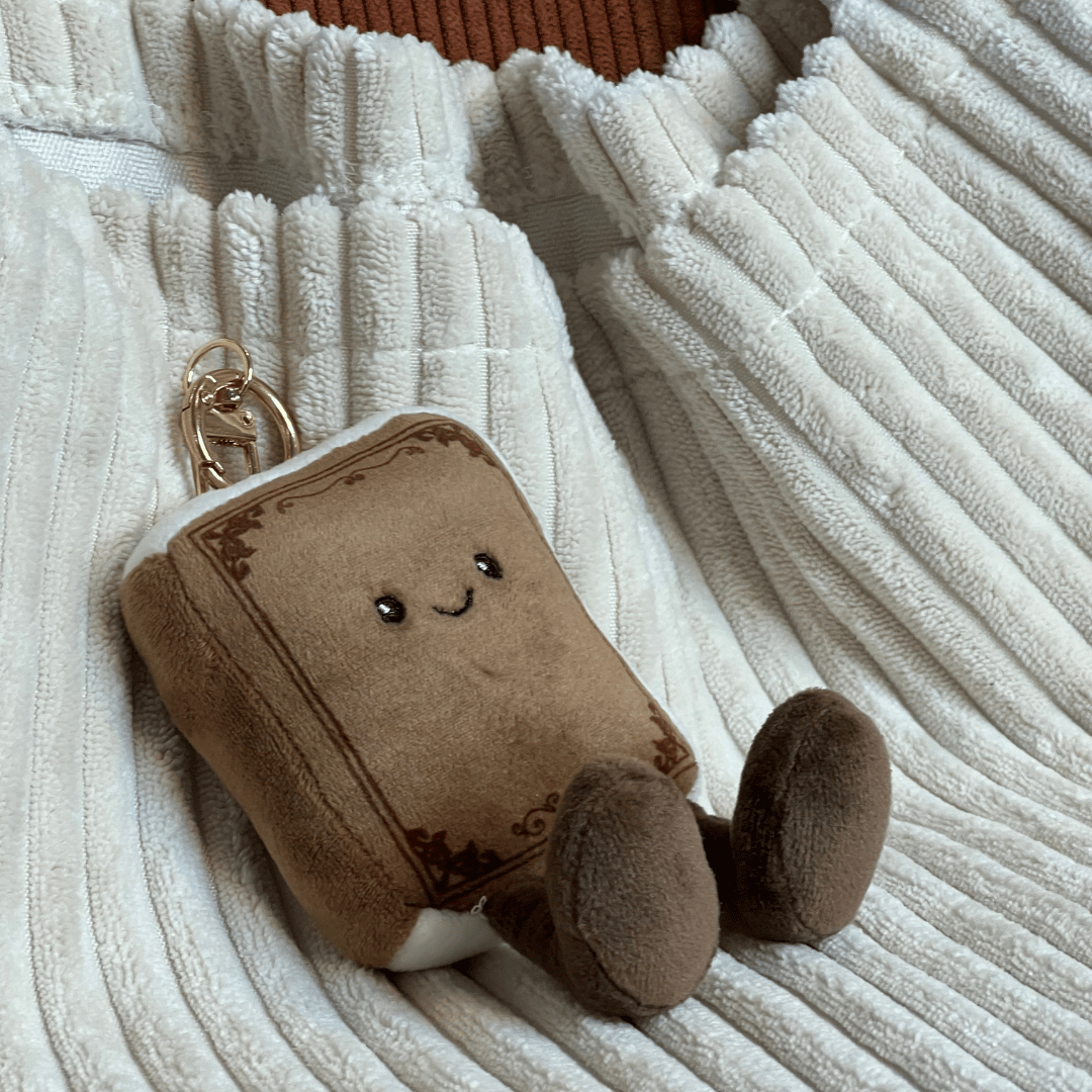 Bagcharm Plüschbuch "Buchbert"