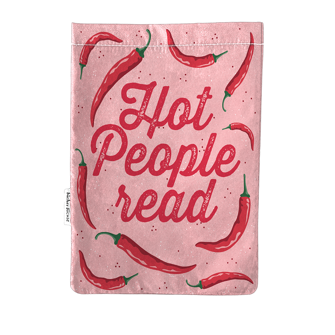 Buchhülle "Hot People Read"