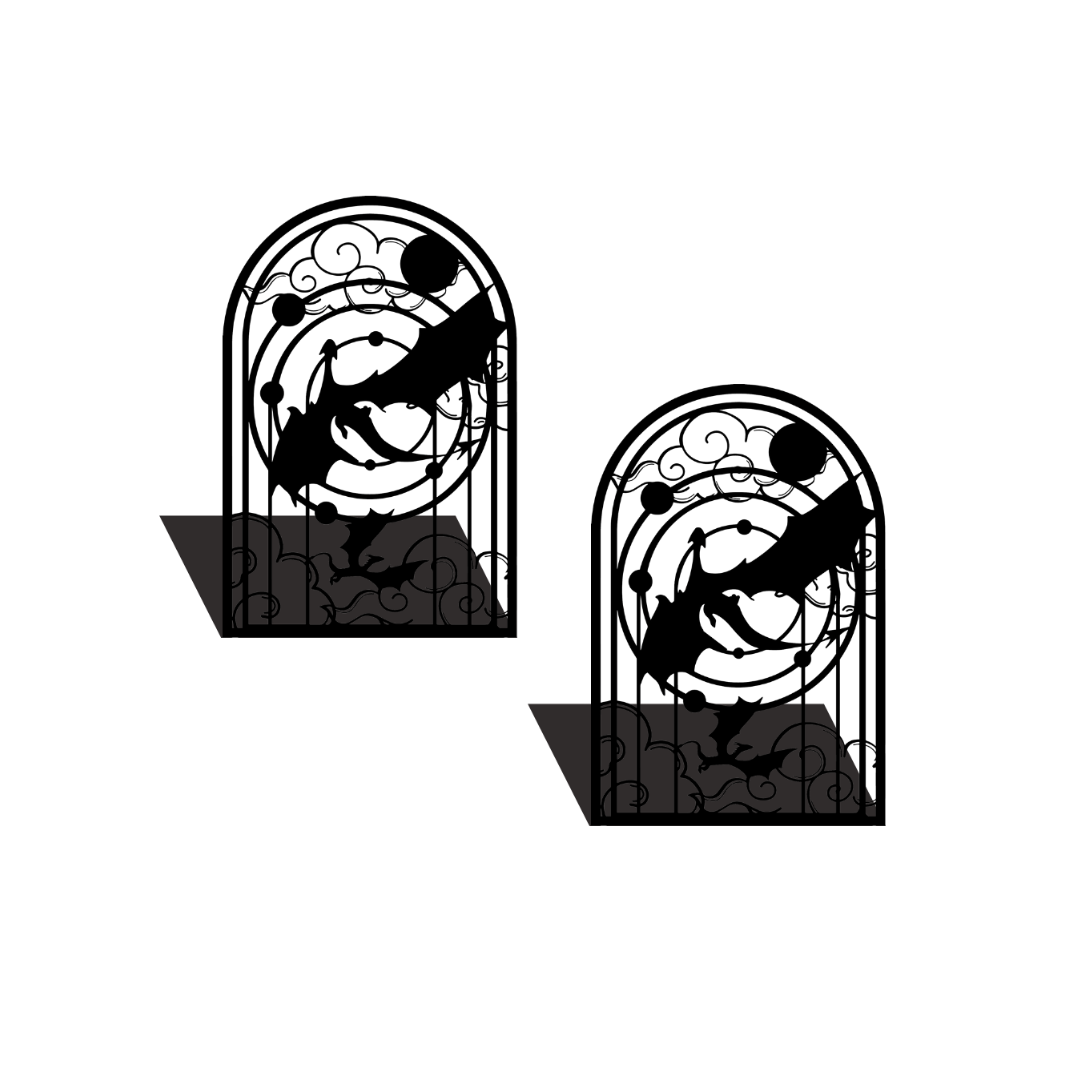 Buchstützen Set "Drachen"