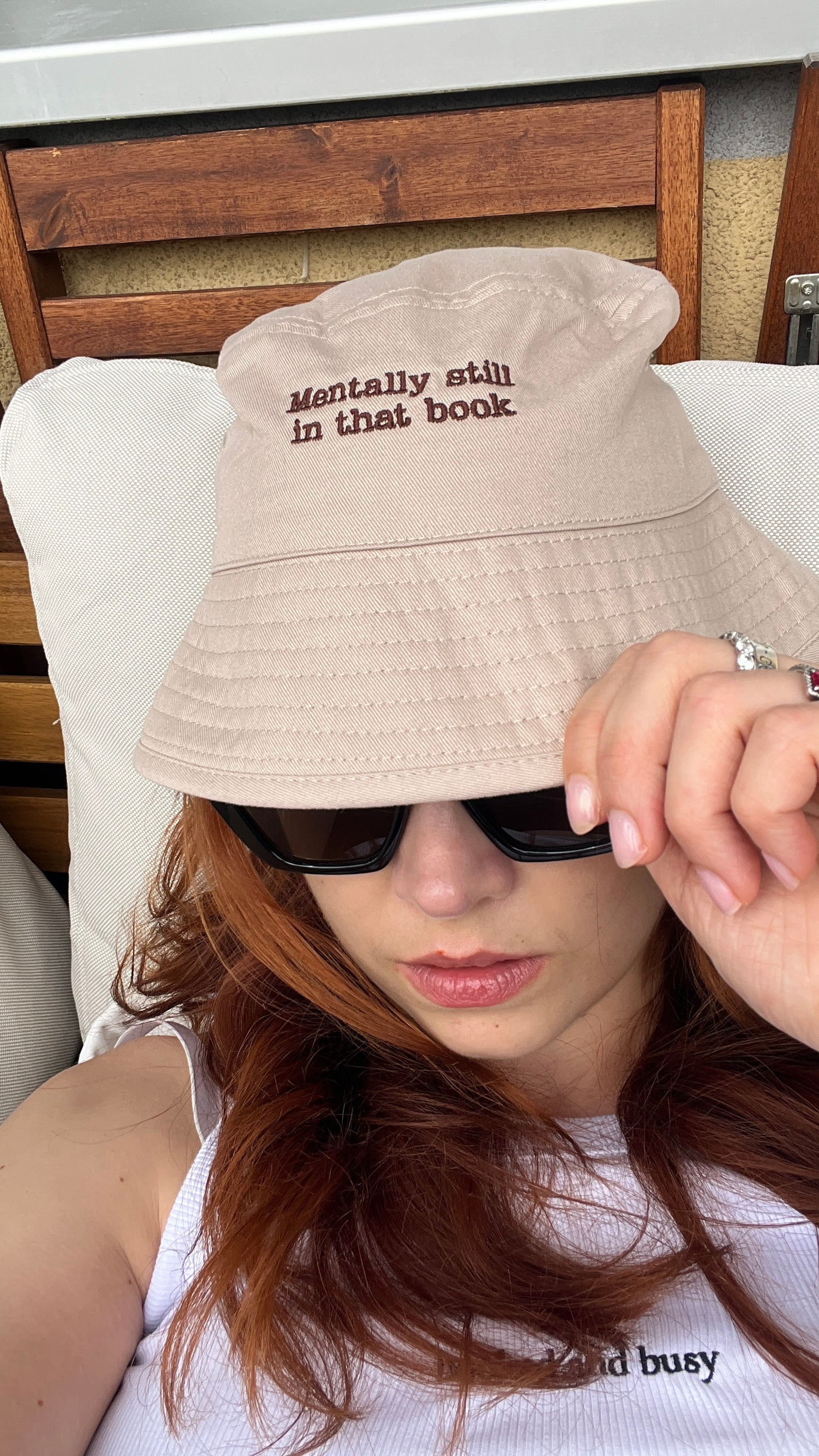 Anglerhut "Mentally still in that book"