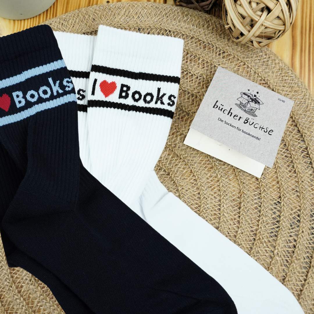 Socken "i love books" Bundle 35-40