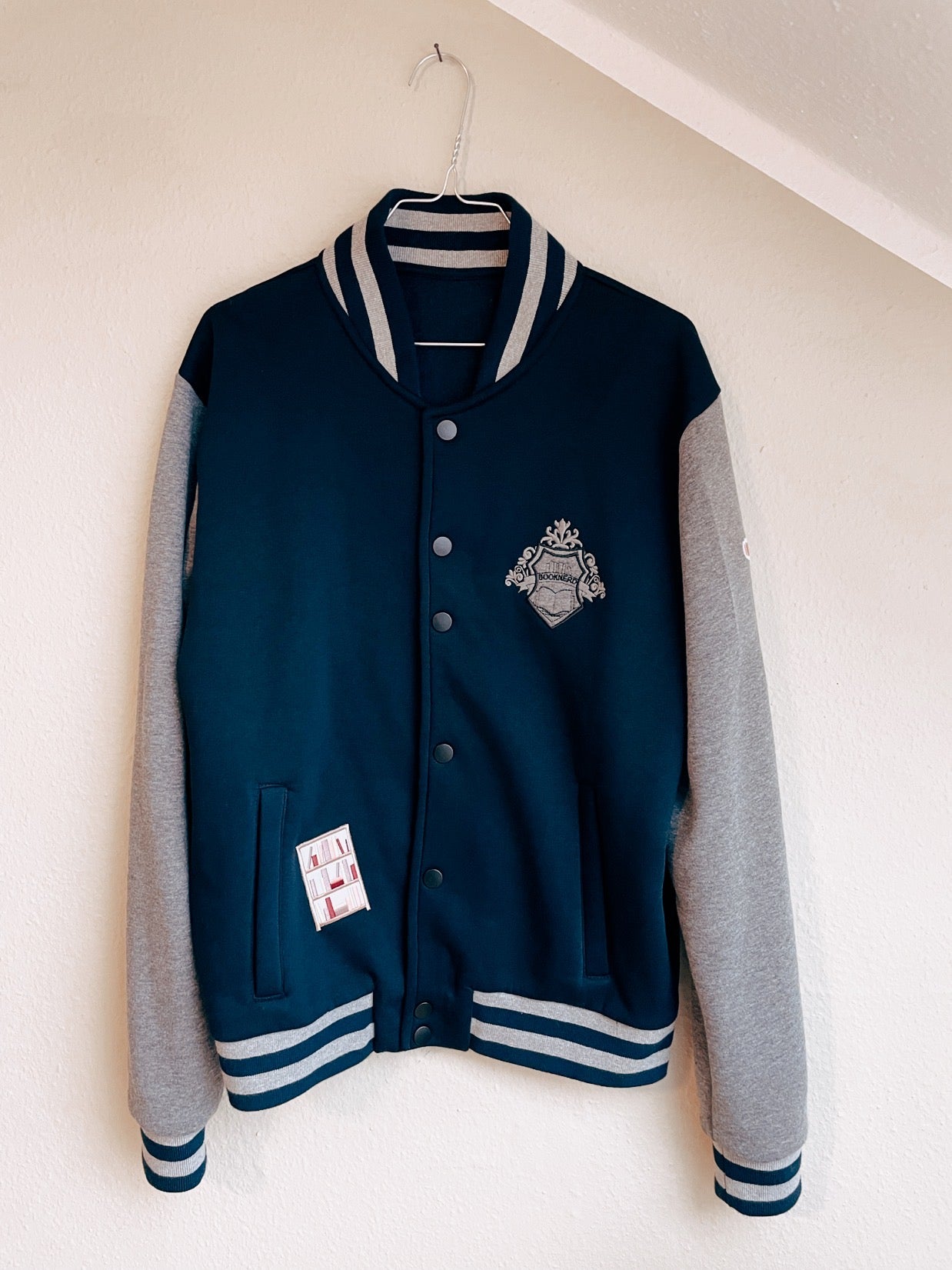 Collegejacke "booknerd"