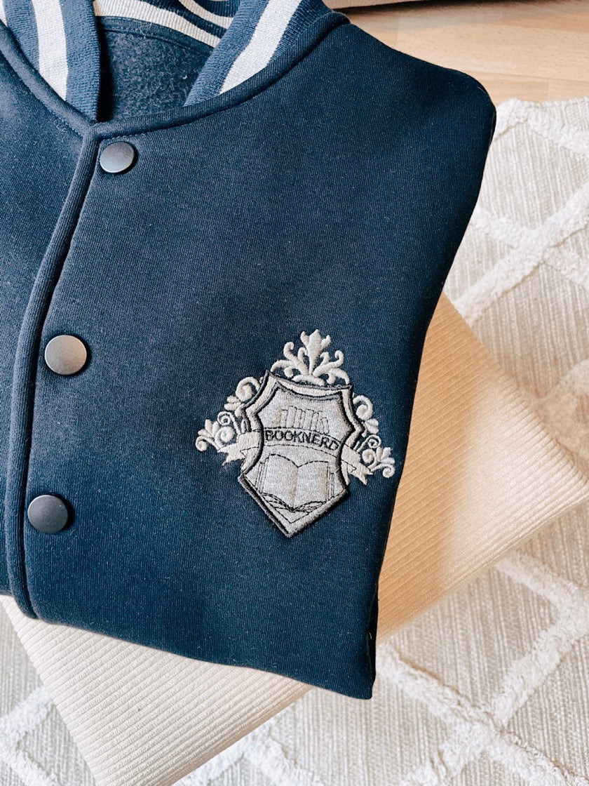 Collegejacke "booknerd"