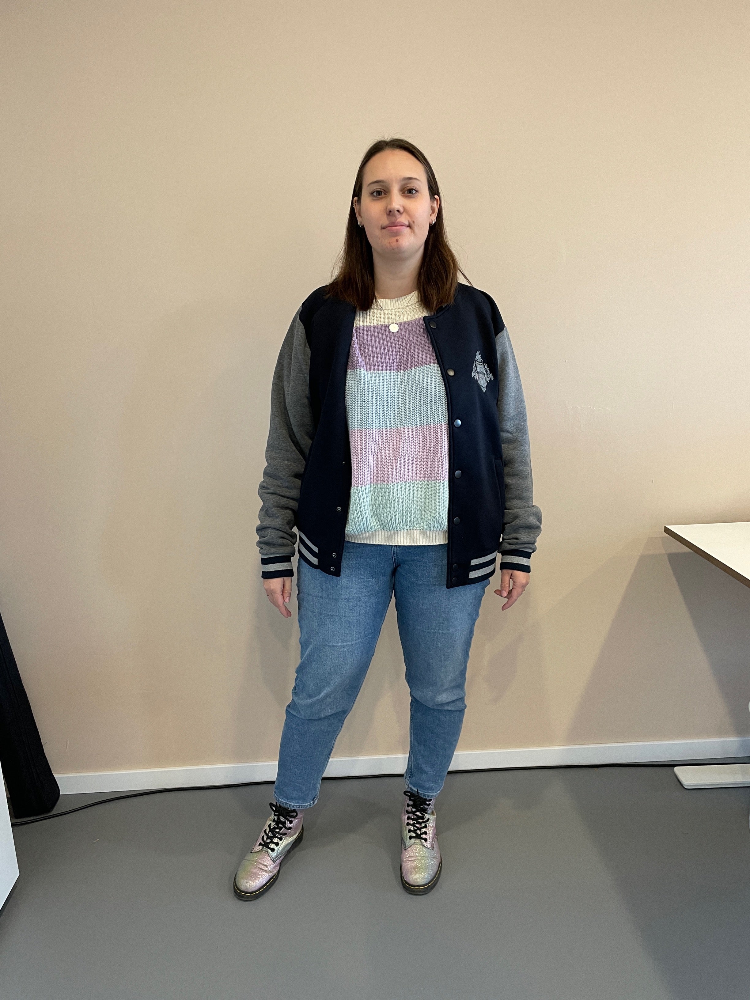 Collegejacke "booknerd"