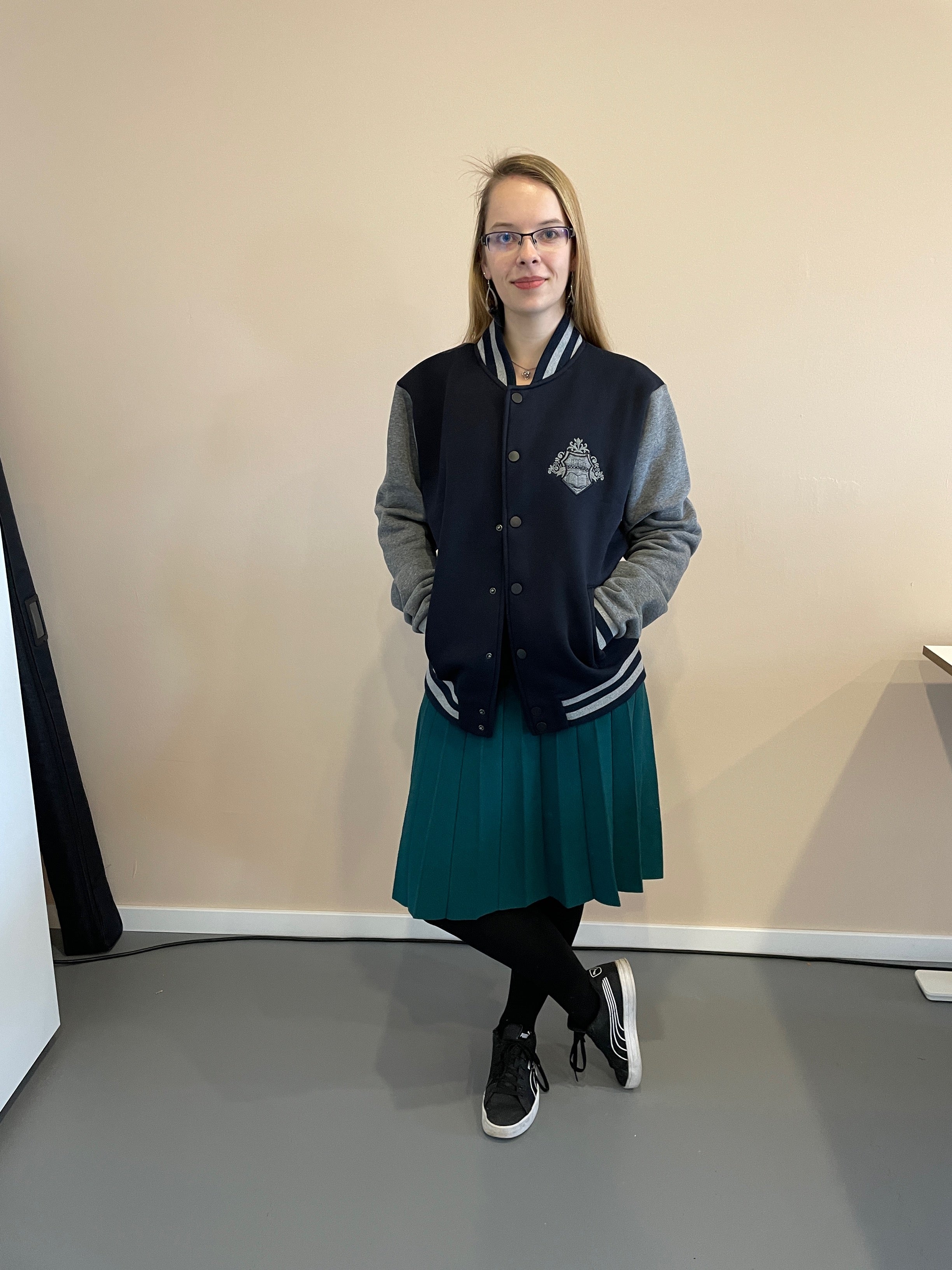 Collegejacke "booknerd"