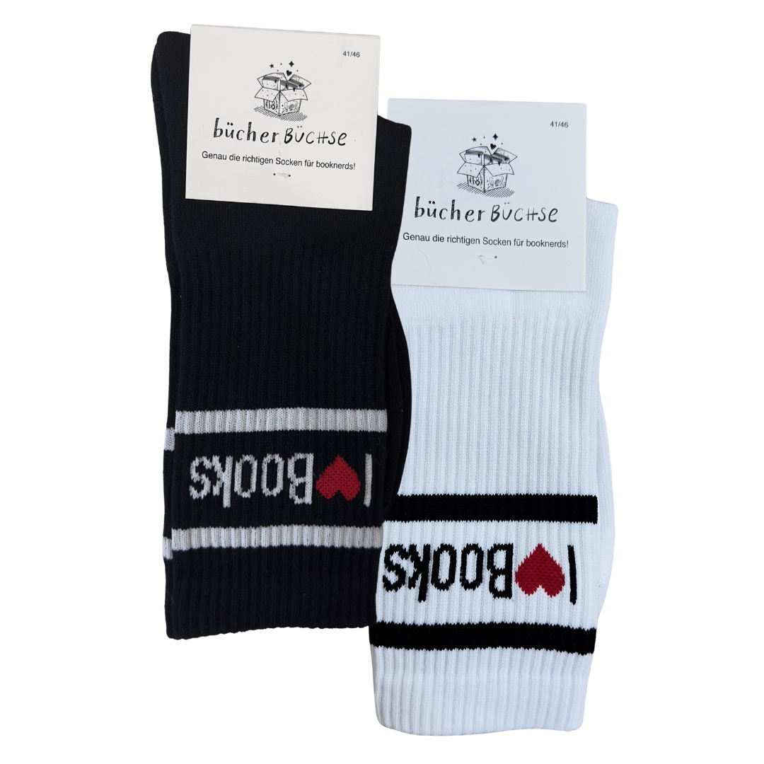 Socken "i love books" Bundle 41-46