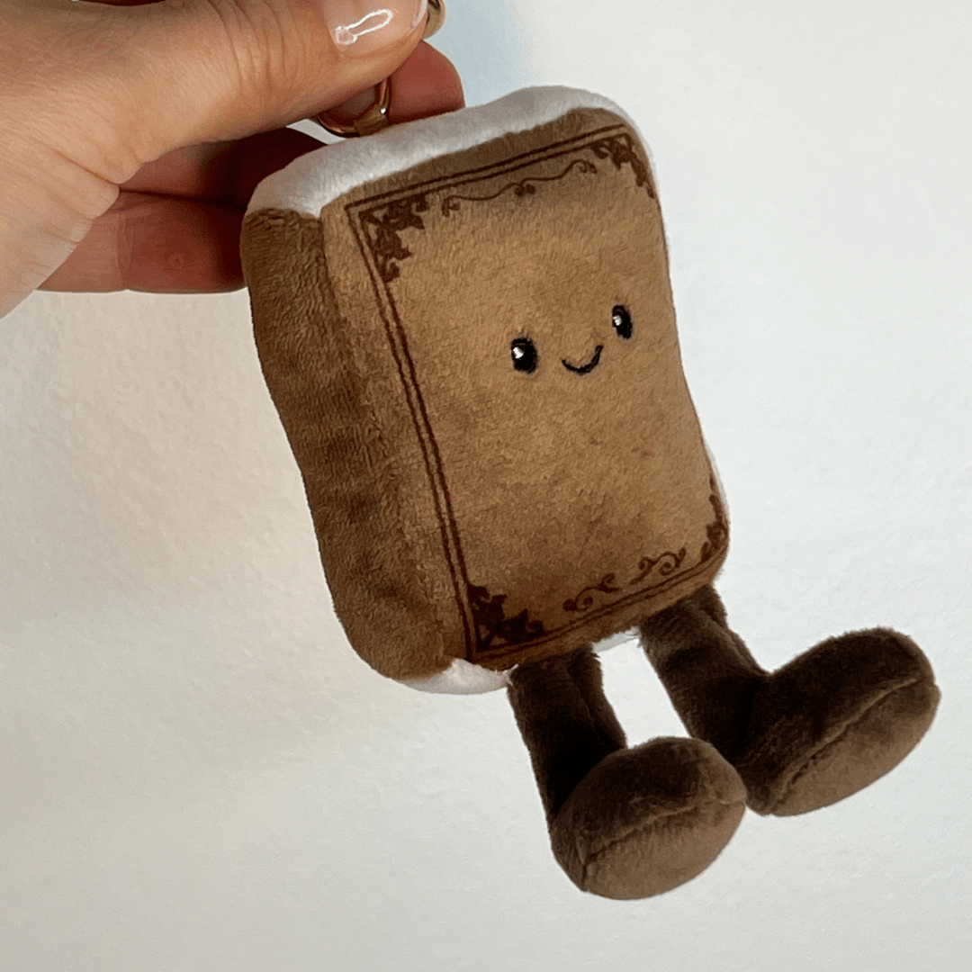 Bagcharm Plüschbuch "Buchbert"