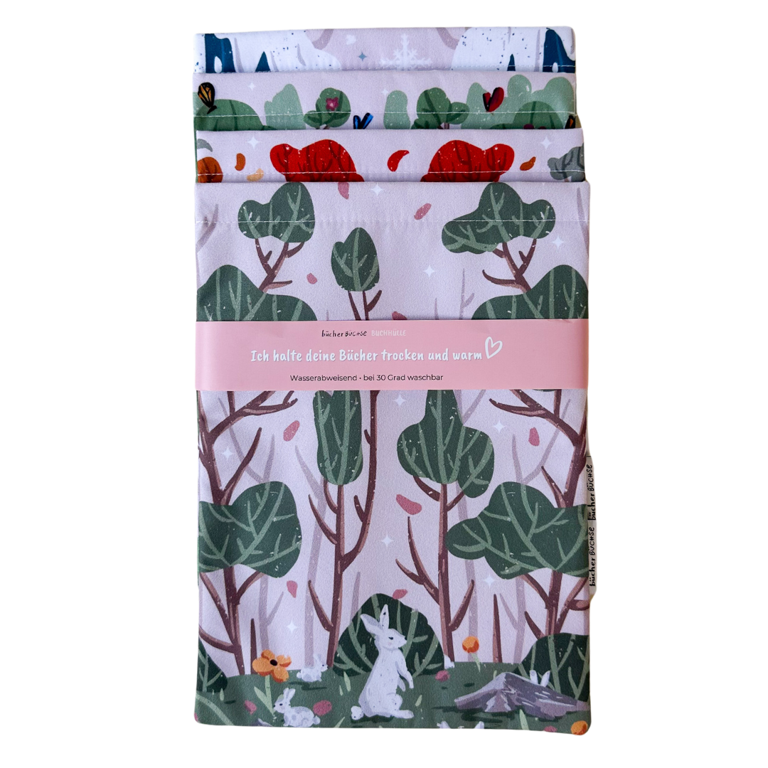 Buchhüllen-Bundle "Jahreszeiten"