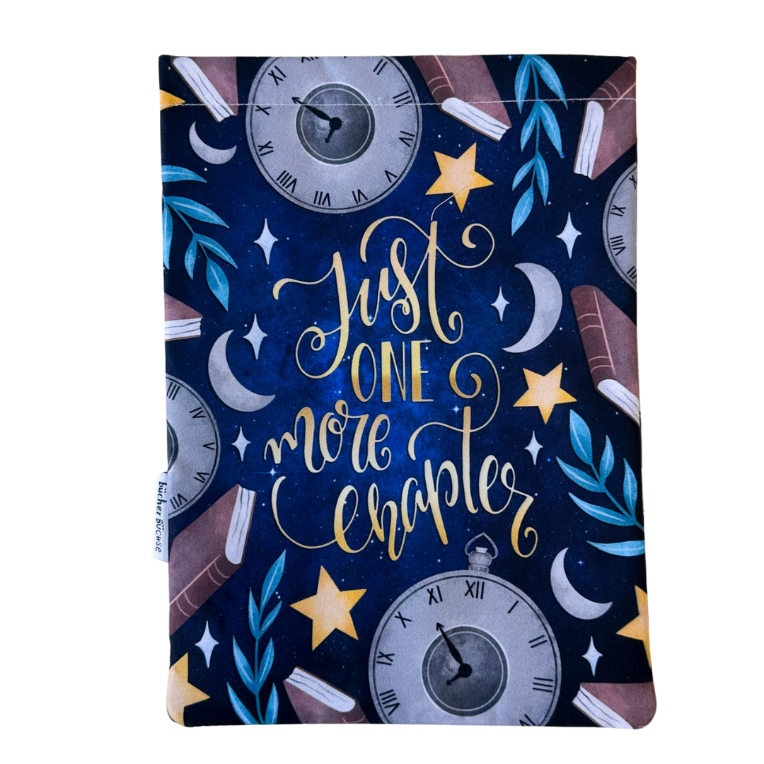 Buchhülle "Just one more chapter" von @catarinabooksdesign