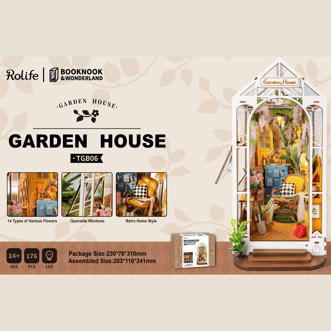 Book Nook "Garden House"