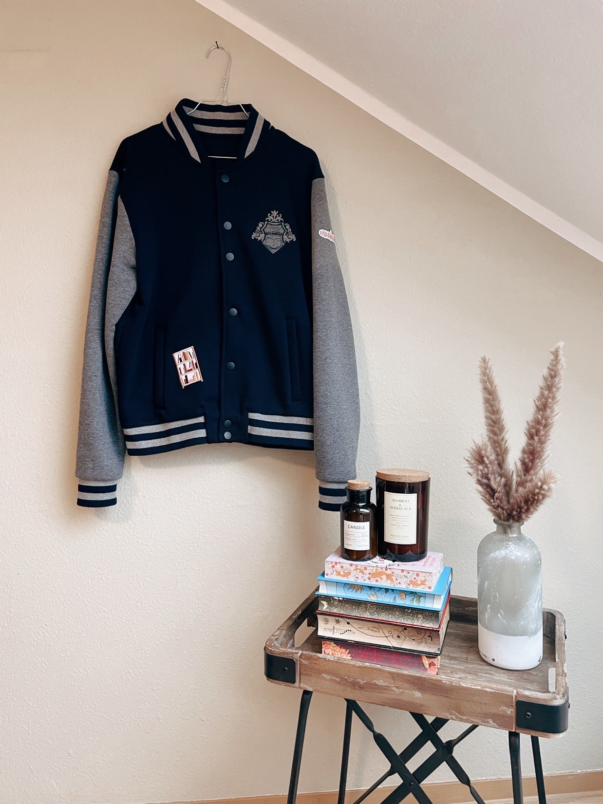 Collegejacke "booknerd"