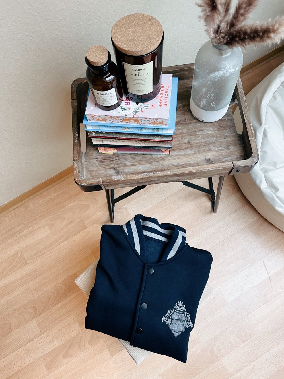 Collegejacke "booknerd"