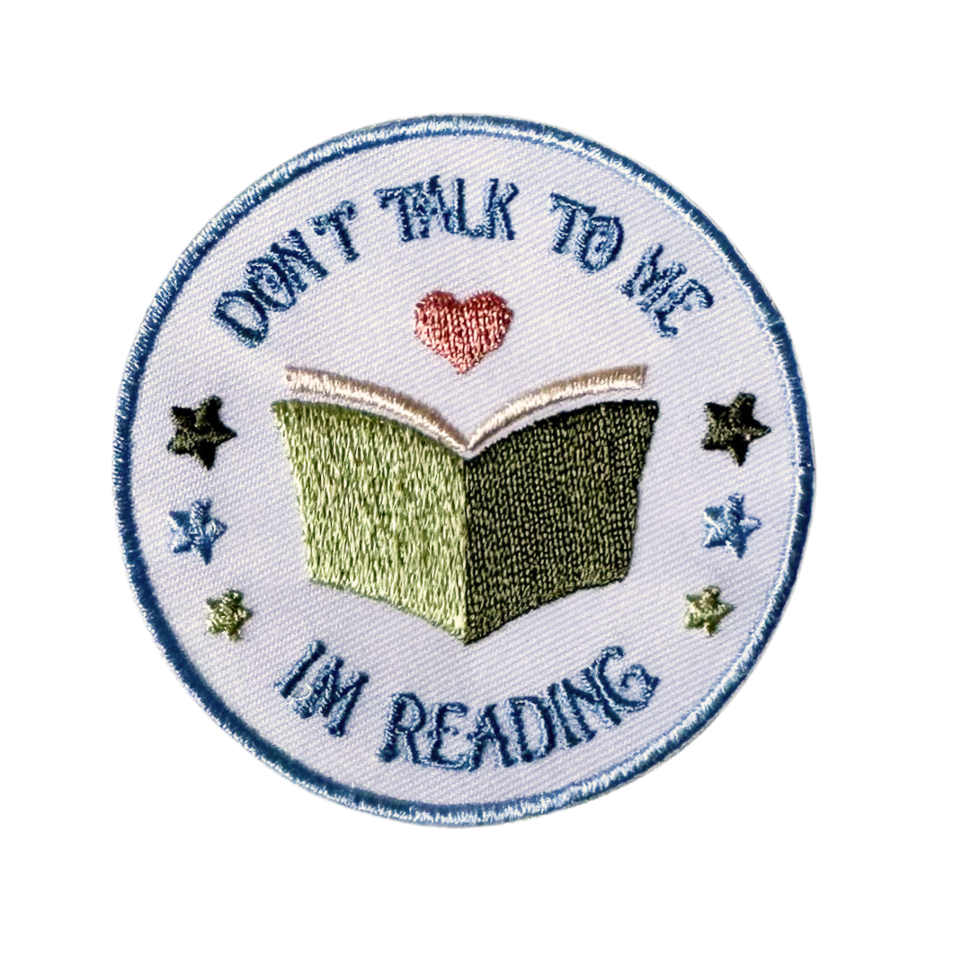 Patch "Don´t talk to me I´m reading"