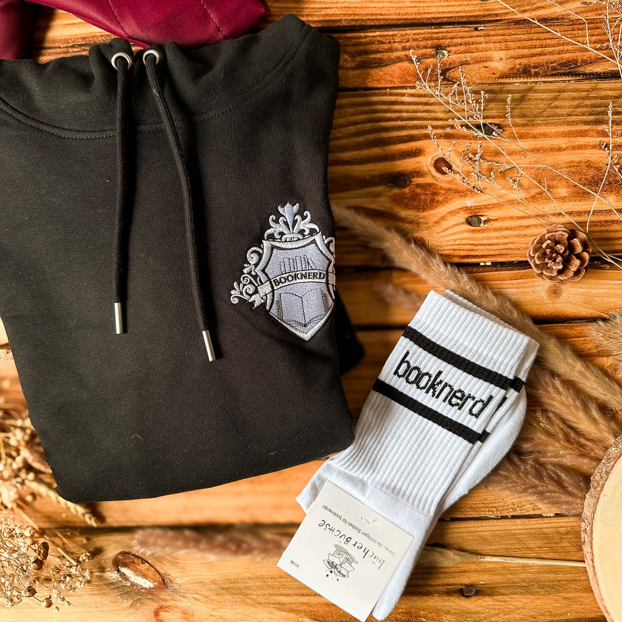 Socken "booknerd"