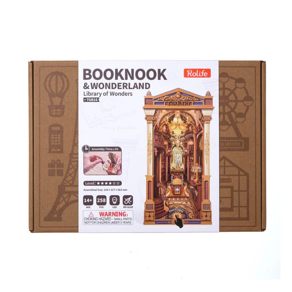 Book Nook "Library of Wonders"